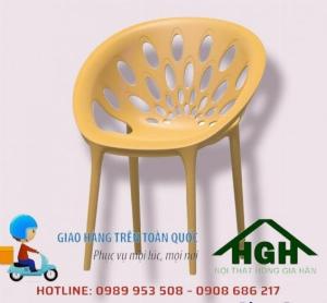 Ghế nhựa đúc đuôi công Tp.HCM Hồng Gia Hân G122