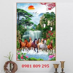 Tranh gạch - gạch con ngựa phi HP7456