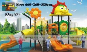 Tổng hợp những bộ liên hoàn cầu trượt vận động ngoài trời cho trẻ em