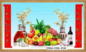 Tranh gạch 3d măm ngủ quả phòng thờ - 4333XC