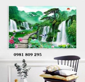 Gạch tranh - thanh phong cảnh HP654