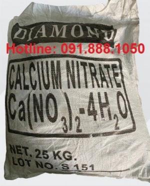 Bán Calcium Nitrate - Ca(NO3)2•4H2O, Ấn Độ, 25kg/bao