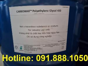 Bán CARBOWAX™ Polyethylene Glycol (PEG 400), Malaysia, 230kg/phu