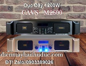 Cục đẩy CAVS M2600 công suất đạt 2 kênh 1200W đến từ Nhật Hoàng Audio