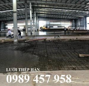 Lưới thép hàn tấm đổ sàn, Lưới đổ bê tông D6 100*100, A6 150*150, D6 200*200