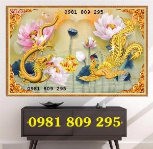 Tranh gạch phong cảnh đồng quê trang trí tường hp948