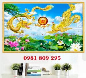 Tranh gạch phong cảnh đồng quê trang trí tường hp948