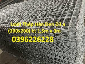 Chuyên sản xuất lưới thép hàn chập cường lực cao, lưới thép mạ kẽm, lưới đổ sàn D3, D4 a 150 x 150mm, a 200 x200mm..