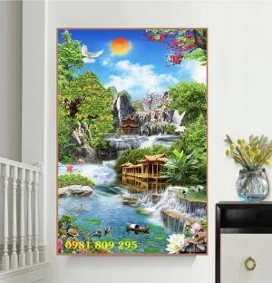 Tranh gạch 3d trang trí nhà cửa - GF656
