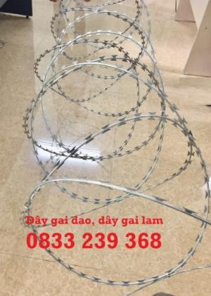 Dây kẽm gai chống trộm, Dây kẽm lam làm hàng rào