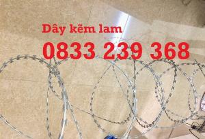 Dây kẽm gai chống trộm, Dây kẽm lam làm hàng rào