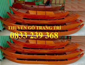 Bán Thuyền gỗ chèo tay 2 người, Thuyền gỗ 4 người mới 100%