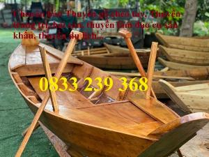Bán Thuyền gỗ chèo tay 2 người, Thuyền gỗ 4 người mới 100%