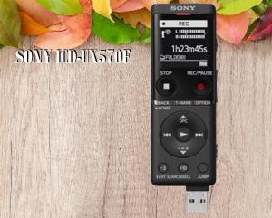 Máy ghi âm Sony ICD-UX570F thiết kế loa lớn thu phát nghe rất rõ
