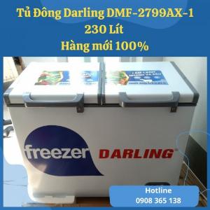 Tủ đông 1 ngăn Darling DMF-2799 AX-1 230 lít, mới 100% bảo hành chính hãng giao ngay.