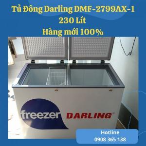 Tủ đông 1 ngăn Darling DMF-2799 AX-1 230 lít, mới 100% bảo hành chính hãng giao ngay.