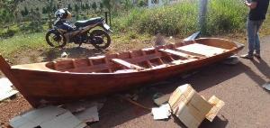 Thuyền gỗ ba lá 3m, Thuyền gỗ chở 4 người, Thuyền gỗ du lịch