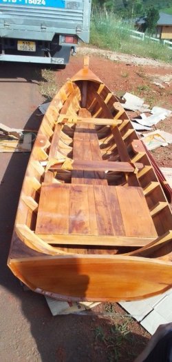 Thuyền gỗ ba lá 3m, Thuyền gỗ chở 4 người, Thuyền gỗ du lịch