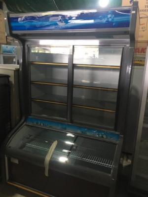 Tủ đông mát trưng bày siêu thị SNOW VILLAGE HY-1200H 850 lít, 90% bảo hành 06 tháng.