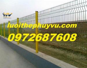 Sản xuất lưới hàng rào, lưới hàng rào mạ kẽm, lưới hàng rào sơn tĩnh điện