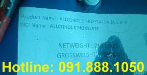 Bán Alcohol Ethoxylate-9 (A.E.0-9), China, 210kg/phuy