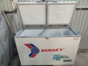 Tủ đông 1 ngăn Sanaky Inverter 360 lít VH-3699A3, mới 100% bảo hành chính hãng.