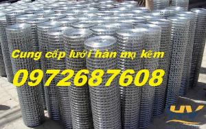 Lưới kẽm ô 25x25, lưới thép ô vuông mạ kẽm