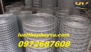Lưới thép hàn mạ kẽm ô 50x50, lưới kẽm ô vuông