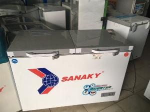Tủ đông mát 2 ngăn Sanaky Inverter VH-3699W4K 360 lít, 90% bảo hành 06 tháng.