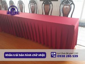 Khăn trải bàn hình chữ nhật - Trang trí Nội thất Thiên An