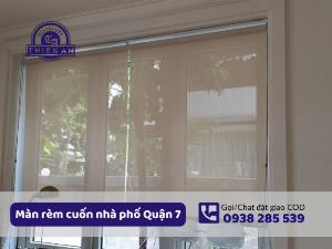 Màn rèm cuốn nhà phố quận 7 - Trang trí Nội thất Thiên An