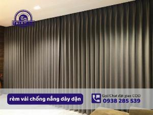 Rèm vải chống nắng dày dặn - Trang trí Nội thất Thiên An