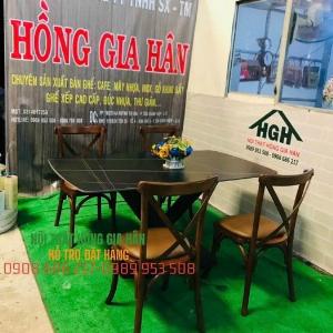 Bàn ghế cafe Tp.HCM Hồng Gia Hân G413