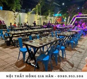 Bàn ghế quán ăn Tp.HCM Hồng Gia Hân G415