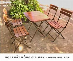 Bàn ghế quán cóc giá rẻ Tp.HCM Hồng Gia Hân G419