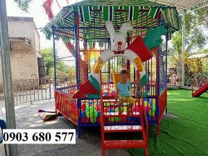 Nhà banh sắt ngoài trời trẻ em cho trường, quán, khu vui chơi