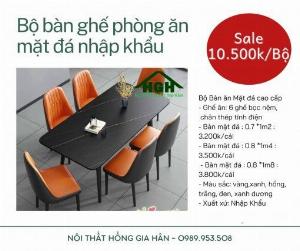 Bàn ghế phòng ăn gia đình Tp.HCM Hồng Gia Hân B415