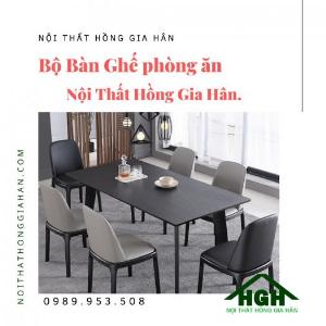 Bàn ghế phòng ăn gia đình Tp.HCM Hồng Gia Hân B415