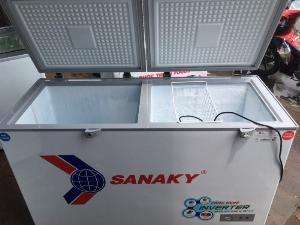 Tủ đông mát 2 ngăn Sanaky Inverter 400 lít VH-4099W4K, 93% còn bảo hành hãng.