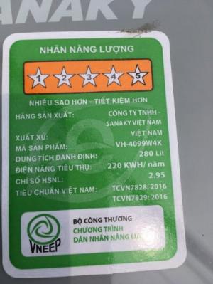 Tủ đông mát 2 ngăn Sanaky Inverter 400 lít VH-4099W4K, 93% còn bảo hành hãng.