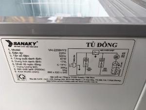 Tủ đông 1 ngăn Sanaky 220 lít VH-229HY2, 93% còn bảo hành hãng.