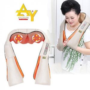 Đai massage giảm đau vai cổ gáy Hàn Quốc thế hệ mới với 16 bi hồng ngoại