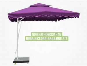 Dù lệch tâm che nắng cho quán cafe Tp.HCM Hồng Gia Hân D410