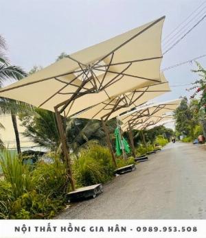 Dù che mưa nắng sân vườn, hồ bơi quán ăn Tp.HCM Hồng Gia Hân D415