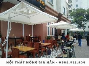 Dù che mưa nắng sân vườn, hồ bơi quán ăn Tp.HCM Hồng Gia Hân D415