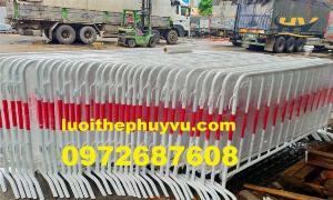 Hàng rào di động, hàng rào sắt có bánh xe, hàng rào giao thông, hàng rào xếp di động giá rẻ