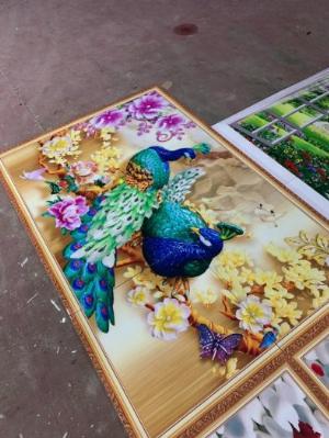 Tranh ốp tường gạch men sản xuất theo yêu cầu