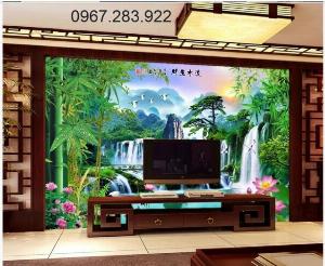 Tranh gạch 3d ốp tường phong cảnh đẹp