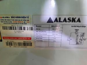 Tủ đông trưng bày Alaska Inverter 210 lít KC-210C, 90% nguyên zin bảo hành 06 tháng.
