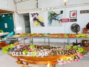 Xuồng gỗ 2m, 3m trưng bày hải sản